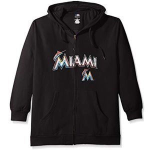Miami Marlins Fleece Zip Hoodie Plus Size 3X NWT